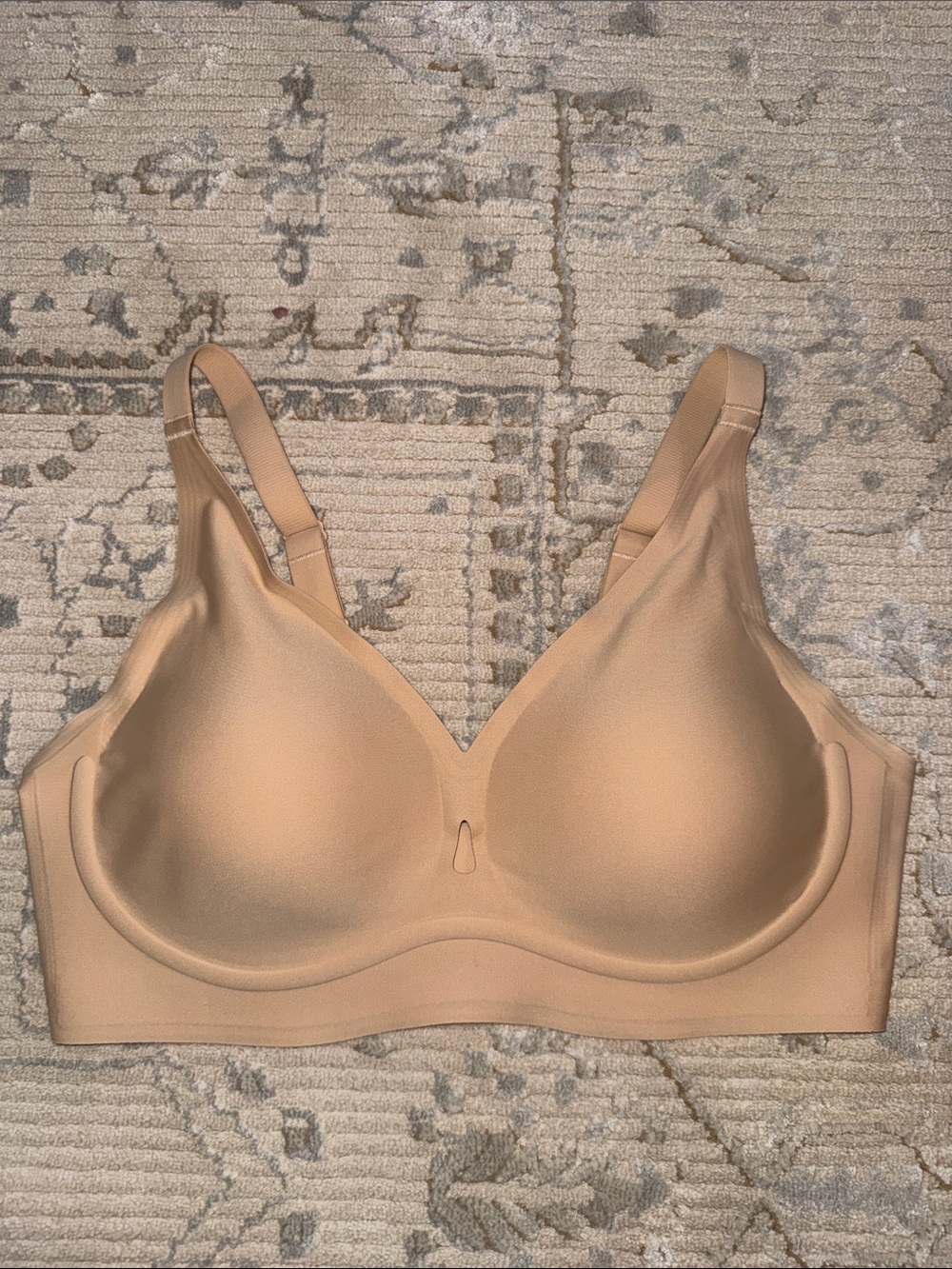 Popilush Seamless Nude Wirefree T-Shirt Bra - Supportive Everyday Comfort